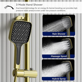 دوش حمام مدل پیانویی نمایشگر دار دیجیتال رنگ دودی برند دیکالان اصلی