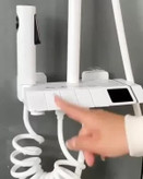 دوش حمام مدل پیانویی نمایشگردار دما تمام برنج _ برند هایشنگ اصلی کد 8099