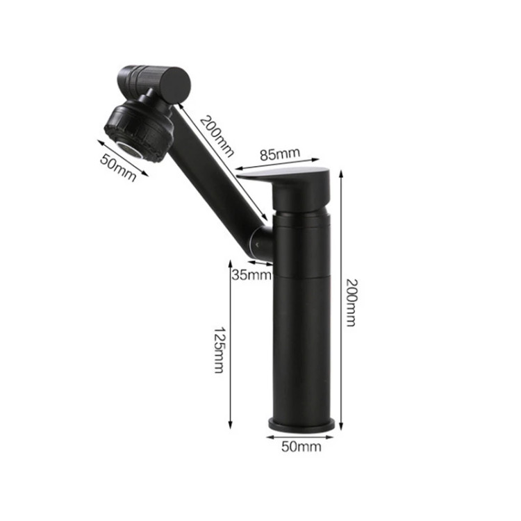 شیر روشویی مدل تلسکوپی 360 درجه برند Huadiao اصلی