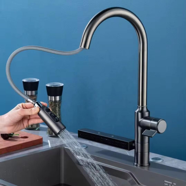 شیر ظرف شویی شاوری چند حالته مدل آبشاری برند هوادئو