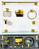 نمای نزدیک قفسه حمام استیل 304 ضد زنگ و ضد رسوب برند هایشنگ