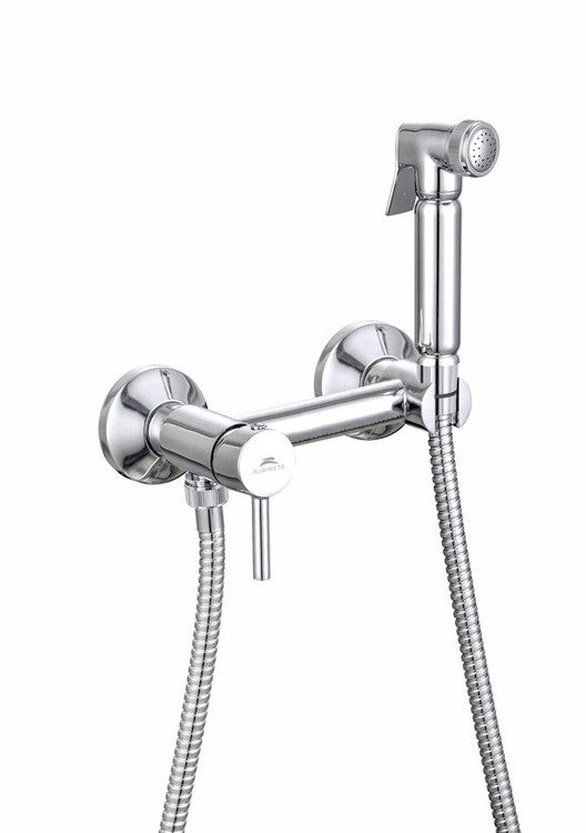 شیر توالت رنگ کروم و دودی