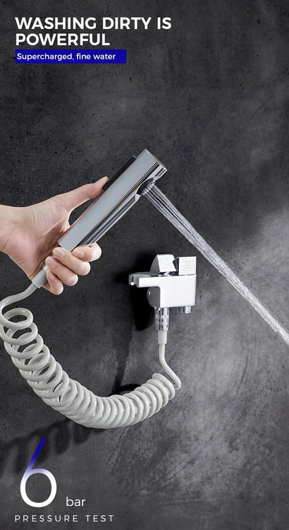 پاشش اب ست کامل شاتاف توالت فرنگی مدل پیانویی برند Huadiao