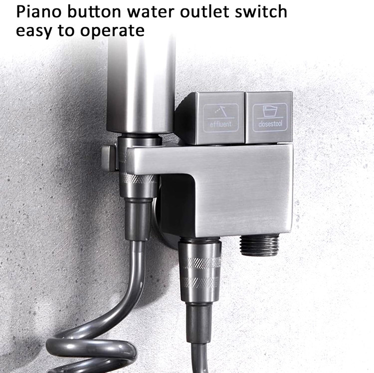 تصوی کامل نصب دیوار ست کامل شاتاف توالت فرنگی مدل پیانویی برند Huadiao