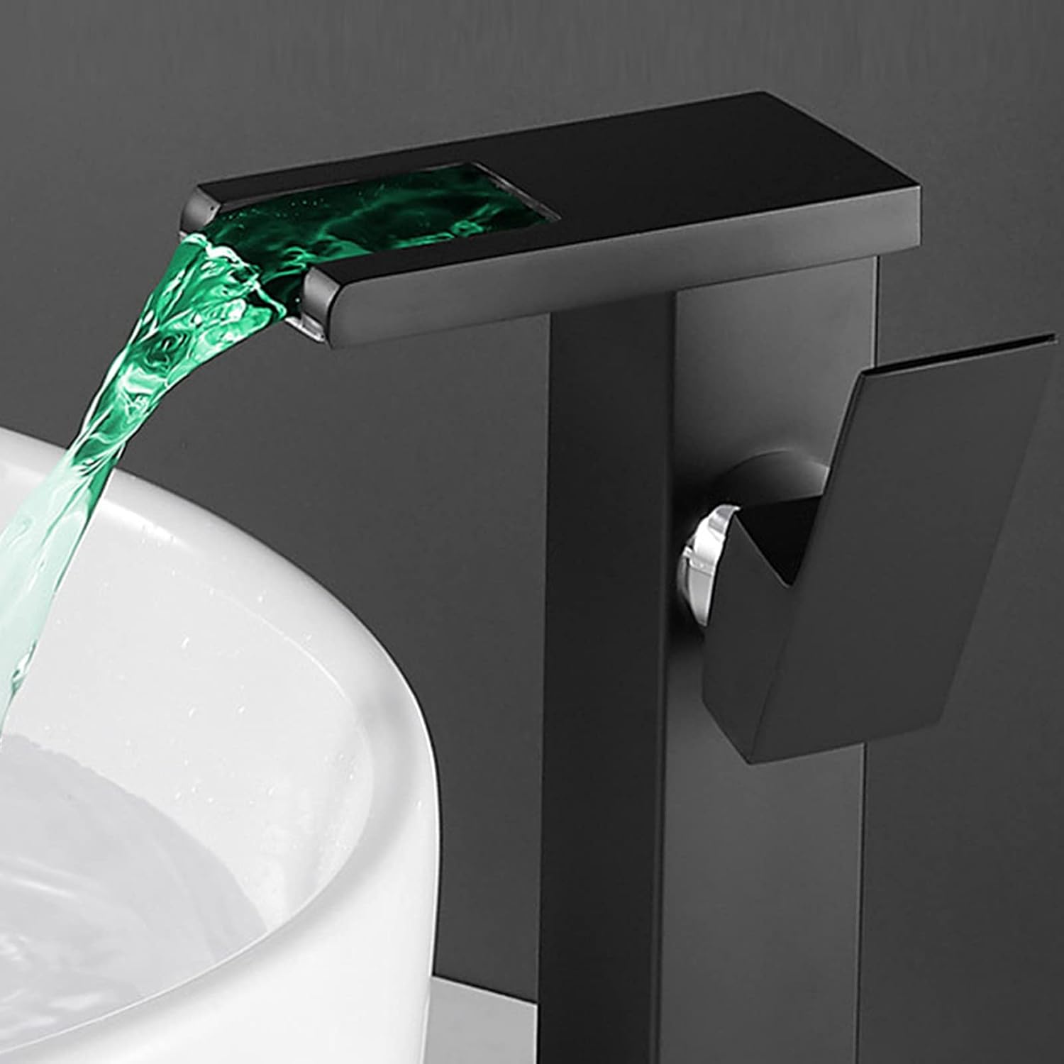 شیر روشویی LED دار با تغییر رنگ دما