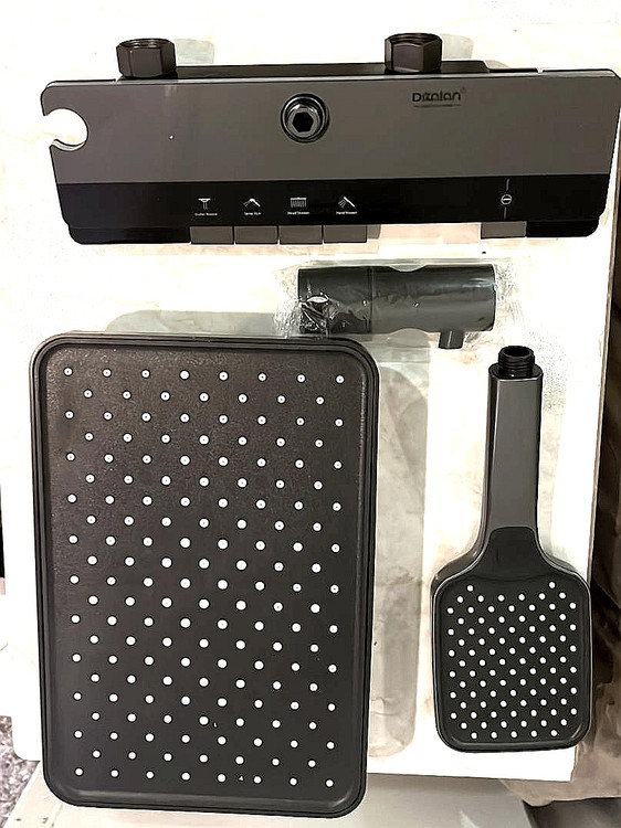 پنل دوش به همراه بارانی و سر دوش تلفنی