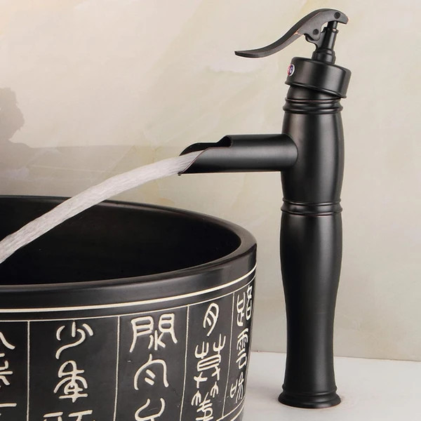 شیر روشویی پایه بلند بامبو لوکس با طراحی مدرن و با کیفیت مقاوم برند هوادیائو