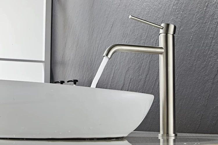 شیر روشویی پایه بلند BRIMIX | انتخابی لوکس برای حمام مدرن