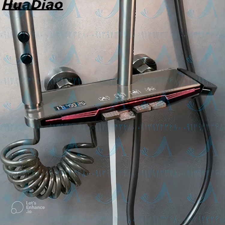 دوش حمام دیجیتال تمام آپشن هوادیائو | اوج تکنولوژی و لوکس ایمن