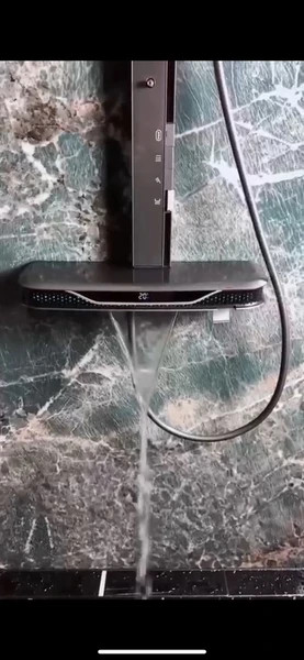 دوش حمام پیانویی برند mak مدرن 2025 مدل 6010 HW محصول جدید و| اوج تکنولوژی و لوکس در حمام دودی