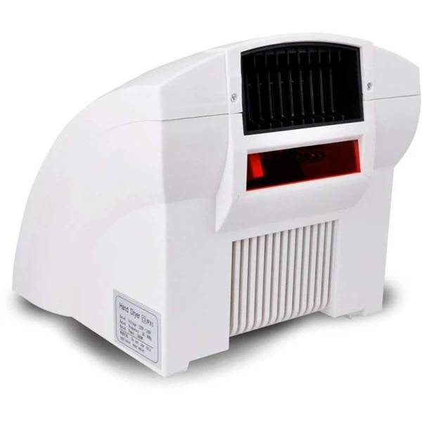 دست خشککن مدل TurboDry 1800W برند Hyshinخشک کردن سریع و بهداشتی بدون تماس دست