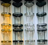 قفسه حمام کنج استیل 304 ضد زنگ: مدرن ، زیبایی و استفاده بهینه از فضا برند هایشن